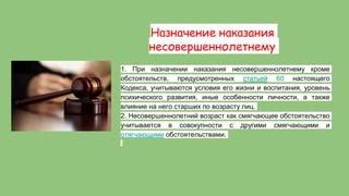 Основные условия, диктуемые законом при назначении ограниченной свободы личности