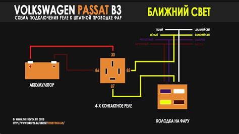 Основные функции реле фар на Валдай