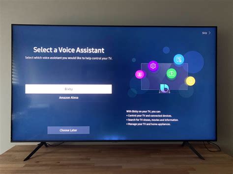 Основные шаги для настройки голосового помощника Alexa на умном телевизоре от Samsung