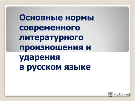 Основы ударения в русском языке: суть для новичков