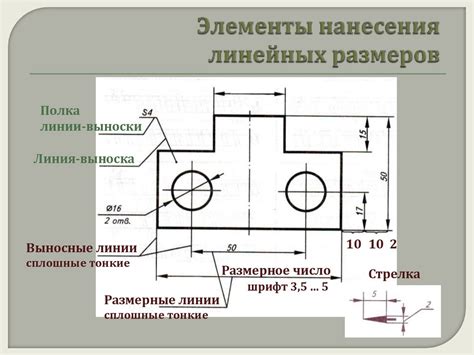 Особенности масштабирования и размеров на чертежах