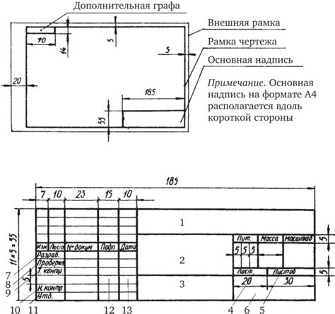 Особенности оформления графической части чертежа