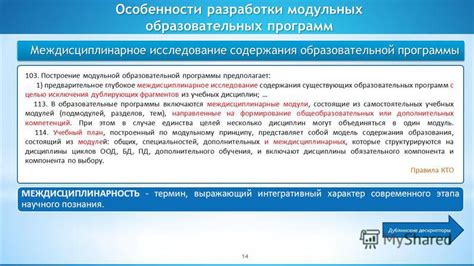 Особенности реализации образовательных программ в самостоятельных учебных заведениях