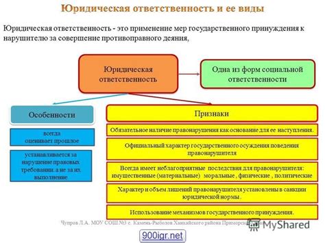 Ответственность за нарушение закона и меры государственного контроля