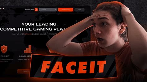 Открытие официального сайта Faceit