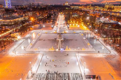 Отличное место для отдыха и веселья в парке Горького