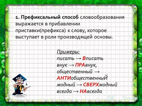 От префикса к самостоятельному слову: эволюция значения и функций