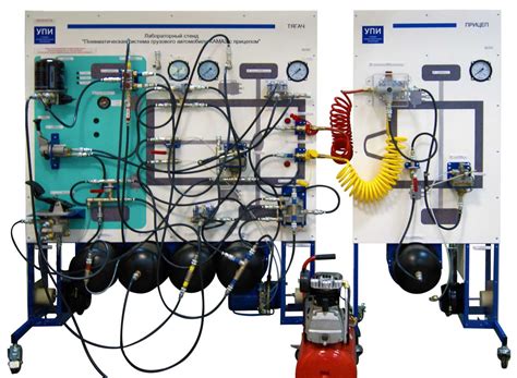 Пневматическая система обеспечения нужного давления в колесах автомобиля Камаз Нео