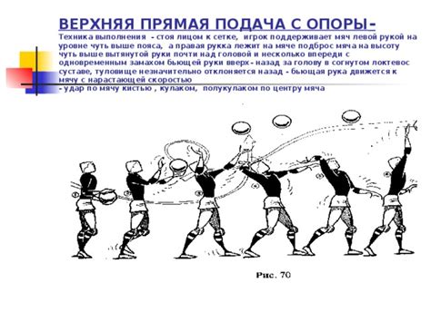 Подача с головы: особенности