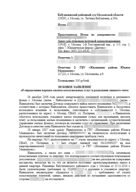 Подготовка документов для апелляции в споре о жилом помещении