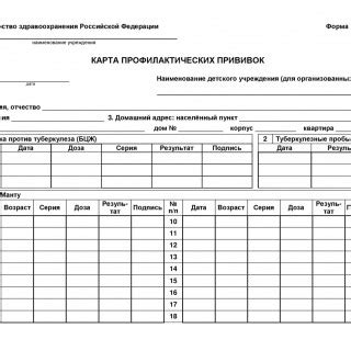 Получение бланка формы 063 в медицинском учреждении