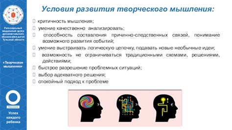 Понимание понятия "творческое мышление"