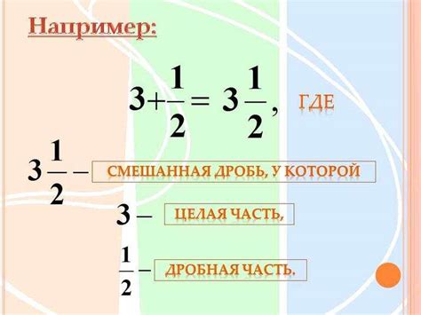 Понимание числителя в дроби: его местоположение и значение