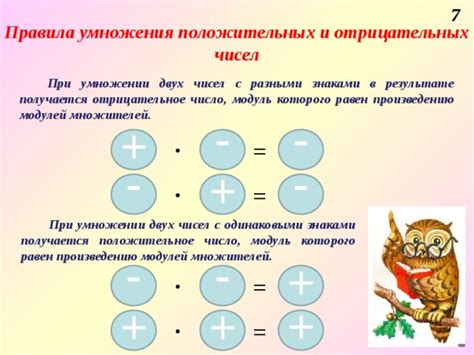 Понятие умножения на отрицательное число: ключевые моменты