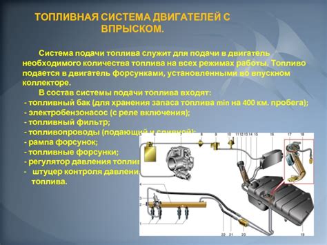 Порядок действий при осуществлении контроля утечки топлива от форсунки в составе дизельной системы