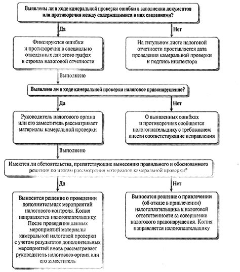 Порядок проведения первичной камеральной налоговой проверки