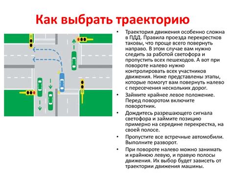 Правила движения при наличии перекрестков с прерывистой разделительной линией