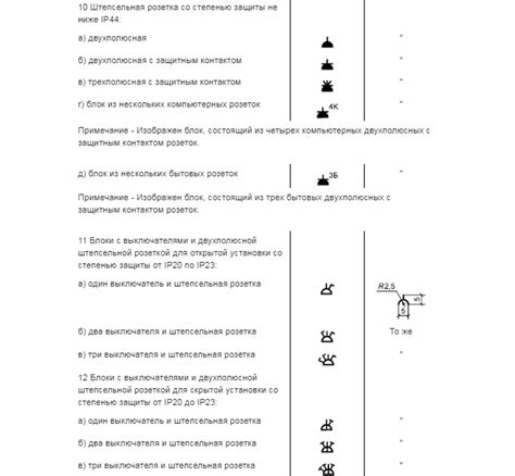 Правила декодирования цифровых обозначений