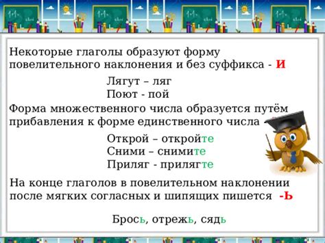 Практические рекомендации и рекомендации по использованию глаголов в повелительном наклонении