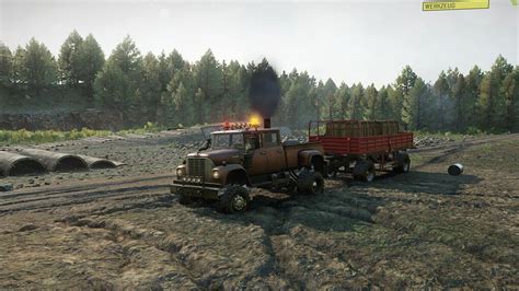 Преимущества использования мощного грузовика International Loadstar 1700 в игре SnowRunner