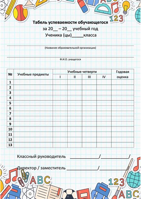 Принципы оценки успеваемости ученика в контексте оценки оформления работ