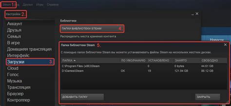 Проверка работоспособности перенесенной директории хранения игр в Steam