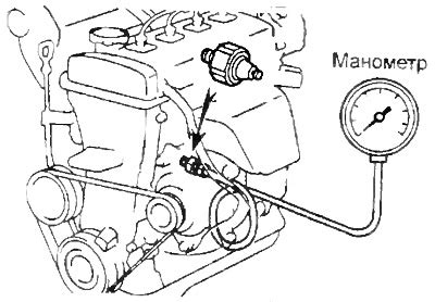 Проверка функциональности датчика давления масла после его установки