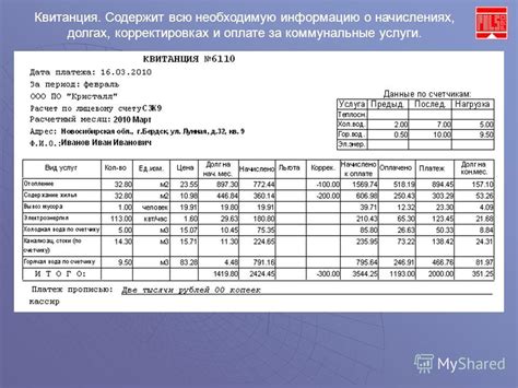 Прозрачность и беспристрастность сбора платы за коммунальные услуги