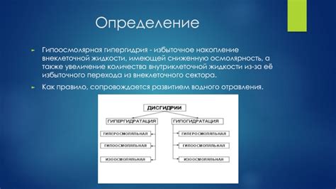 Происхождение и накопление внеклеточной жидкости