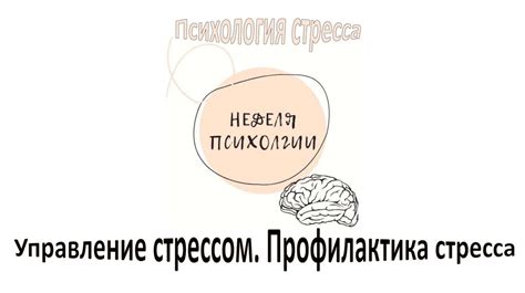 Профилактика и управление стрессом: