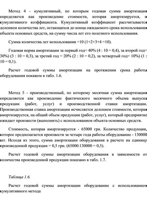 Процесс начисления амортизации для учета старения и износа активов