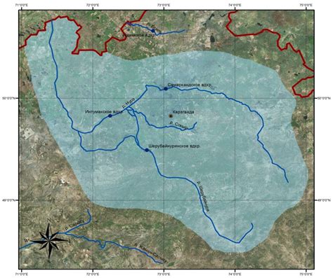 Расположение водосборного бассейна Арагвы и его значения