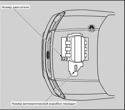 Расположение дентификационного символа автомобиля Honda Pilot