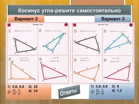 Расположение сторон в прямоугольном треугольнике: особенности