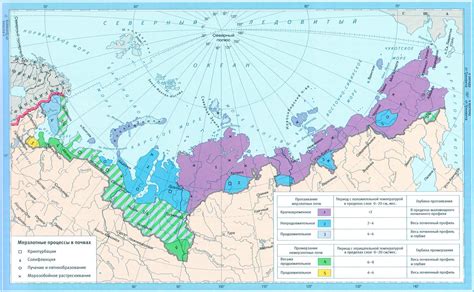 Распространение родственных видов лотоса на территории Российской Федерации