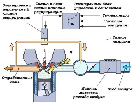 Регулировка работы системы рециркуляции отработавших газов