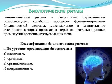 Регуляция терморегуляции и биоритмов