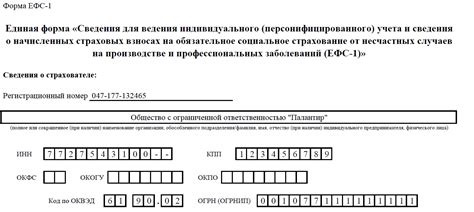 Роль ЕФС 1 в ЗУП в системе управления персоналом