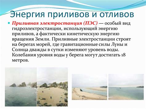 Роль водных потоков и приливов в разнообразии пляжей