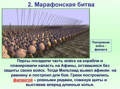 Роль марафонской битвы в истории античной Греции