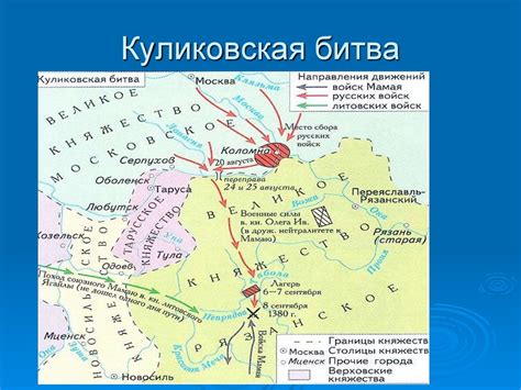 Роль событий Куликовской битвы в историческом развитии Русского государства