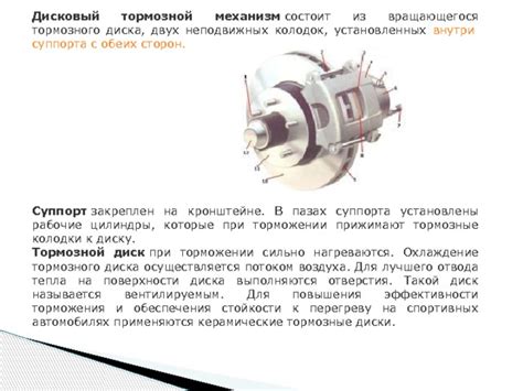 Роль тормозного диска в обеспечении эффективности торможения