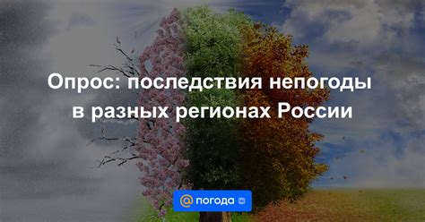 Россия и Британия: погода в разных регионах