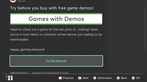 Сайты с бесплатными демо-версиями игр для Nintendo Switch