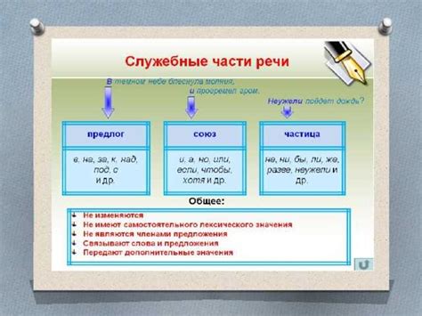 Сложные предлоги, союзы и частицы: особенности и примеры