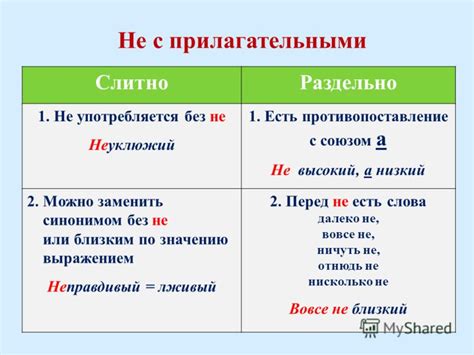 Согласование "не" с прилагательными в родовом падеже