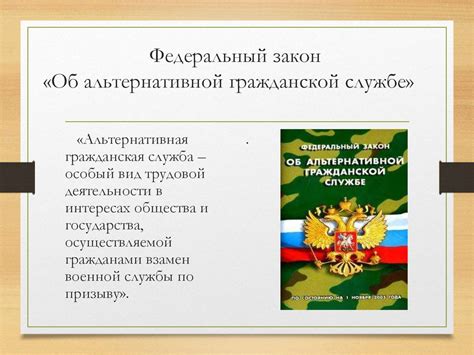 Сомнения в действенности альтернативной обязательной гражданской деятельности