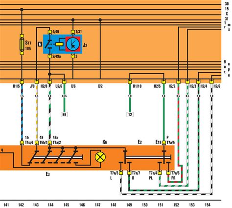 Схема подключения реле 103 Volkswagen Т4 в электрическую систему