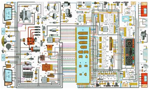 Схема электрического оборудования автомобиля ВАЗ 21099