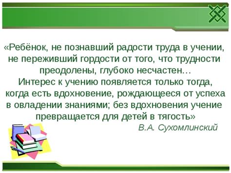 С пытливостью к радости: история вдохновения от труда до успеха